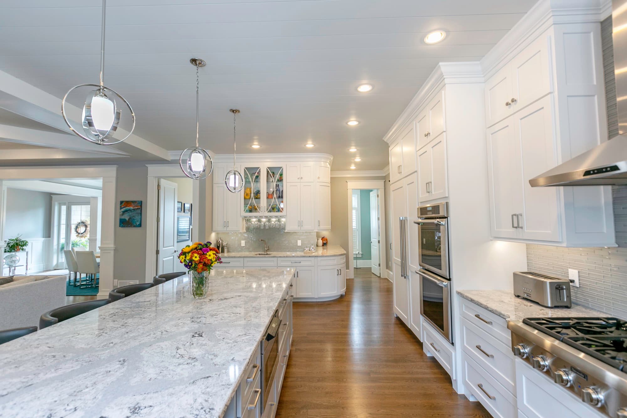 Custom home built by Clavier Construction on the Delaware shore
